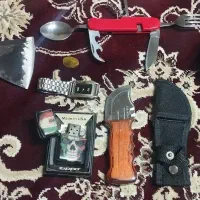 تبر چاقو فندک ساعت معاوضه با انگشتر نقره