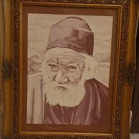 تابلوی نفیس کار دست با حال و هوایی عرفانی