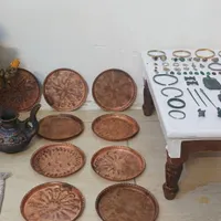 کلکسیون لوازم عتیقه نقره زمرد الماس یاقوت مفرغ