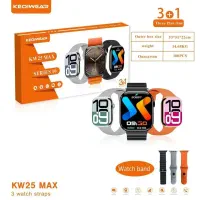 ساعت هوشمند KW25و ایرپاد پرو لیبل دار