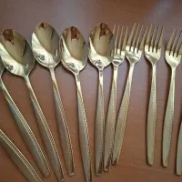 قاشق،و چنگال طلایی یونیک