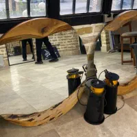 فروش اینه طرح دار به همراه دو عدد لوستر