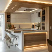 کابینت کد (700)اقساطی بدون بهره براق ودستگیره مخفی