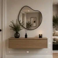 شلف دیواری کشو دار مستقیم از تولیدی