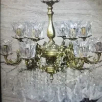 لوستر برنز ۱۲ شاخه