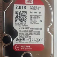 هارد دو ترا وسترن دیجیتال قرمز wd red سلامت ۱۰۰