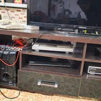 میز تلویزیون قهوه ای سیر