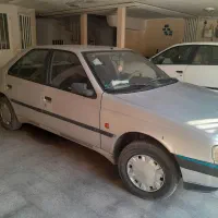 پژو405 نقره ای بدون رنگ دوگانه