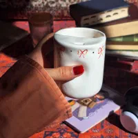 ماگ دستسازسرامیکی.کلی