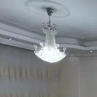 لوستر گوی گرد ارتفاع حدود۶۰سانت
