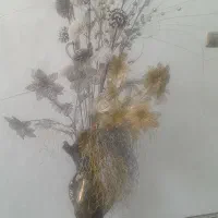 گل با‌گلدون‌‌ تمیز‌ حراج‌پلی‌وستر