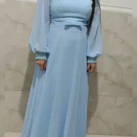 پیراهن مجلسی آبی