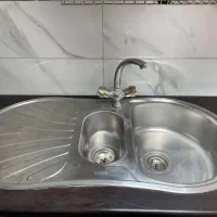صفحه کابینت به همراه سینک و شیر