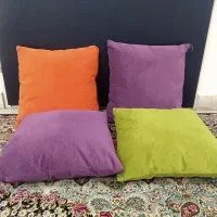 کوسن مخمل رنگی