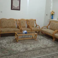 مبل ۸ نفره استیل با میز پذیرایی
