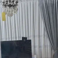 پرده تور ساده در حد نو