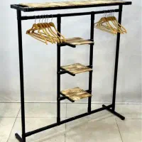 رگال دوآویز طبقاتی کد102 جای رخت کیف کفش چمدان شال