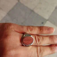 انگشتر نقره دوقاب
