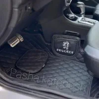 کفپوش چرمی گلدوزی ۶ بعدی