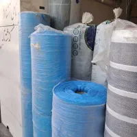 گونی آبی نما ساختمان سفید و آبی گونی ساختمانی