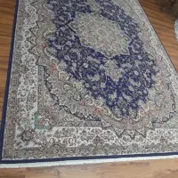 یک تخته فرش ۶ متری سورمه ای زیبا