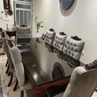 ست مبل ۷نفره و میز ناهار خوری ۸نفره