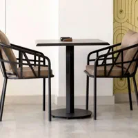 صندلی رستورانی کافی شاپی شلف فلزی وپلاستیکی اپن