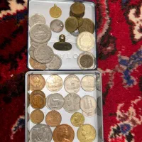 تعدادی سکه خارجی قدیمی