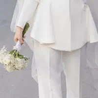 کت و شلوار عقد به همراه تاپ