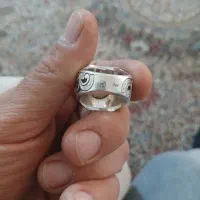 انگشتر مزنایت الماس روسی نقره