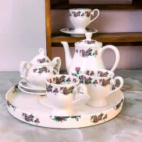 سرویس های پذیرایی سرامیکی رنگ کوره ای