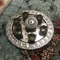 ست سینی و‌فنجان قدیمی