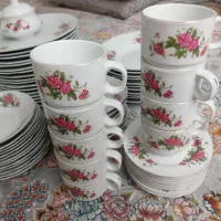 ظروف گلسرخی پنج ستاره