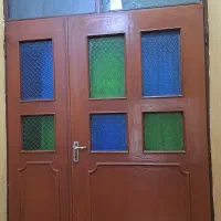 درب چوبی عتیقه تک لنگه و دو لنگه