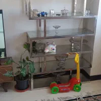 ۲ عدد ویترین استیل