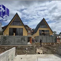 نجاری و ساخت کلبه چوبی (کردستان)