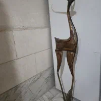 مجسمه آهو مسی-برنجی