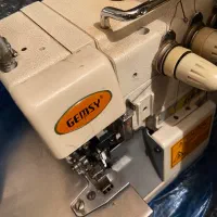 چرخ خیاطی سر دوز 3 نخ برند Gemsy آلمانی صنعتی