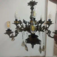لوستر 12 شعله برنجی
