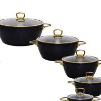سرویس ۱۶ پارچه ام جی اس یراق طلایی