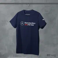 تیشرت پنبه ای سرمه ای مرسدس بنز AMG