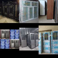 درب سبک حیاط در سنگین باغی پارکینگ باغ حیاطی ویلا