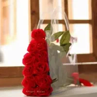 دسته گل اقتصادی/باکس گل/باکس هدیه/لواشک