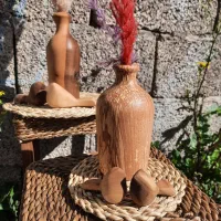 گلدون پرنده چوبی