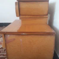 میز چوبی با شش کشو فروش فوری با تخفیف