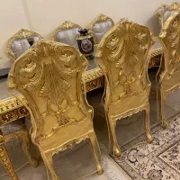 مبلمان سلطنتی و میزناهاری رویه طلاکوب