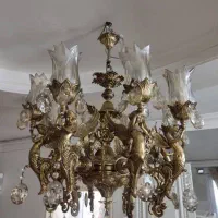 لوستر برنج فرشته ۸ شاخه