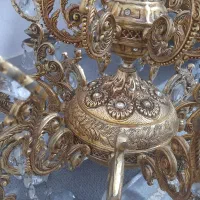 لوستر تمیز آب طلا