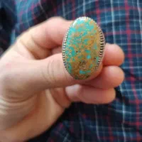 انگشتر فیروزه نیشابوری طبیعی