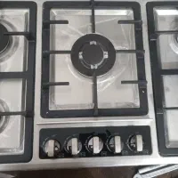اجاق گاز  استیل وشیشه ای  آریستون قطعات ایتالیایی